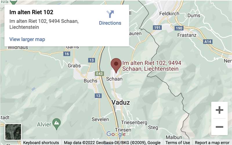 iMaps Map Liechtenstein