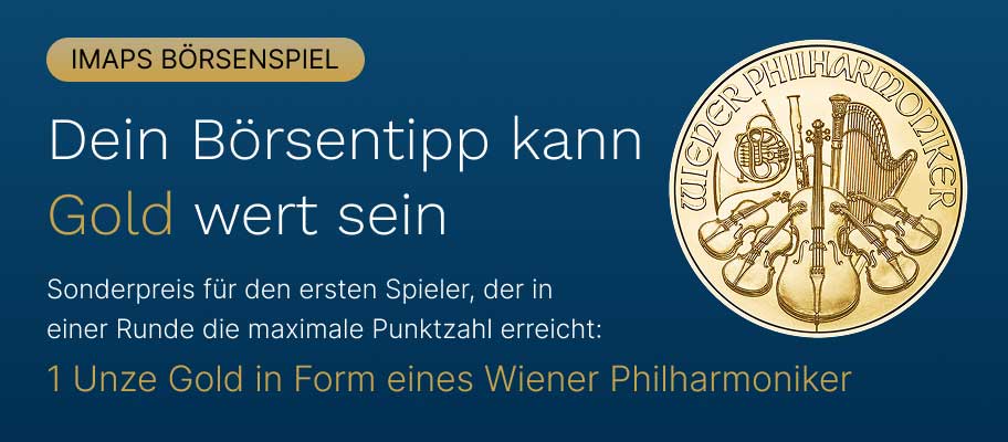 iMaps Stock Game – Ihr Börsentipp könnte Gold wert sein